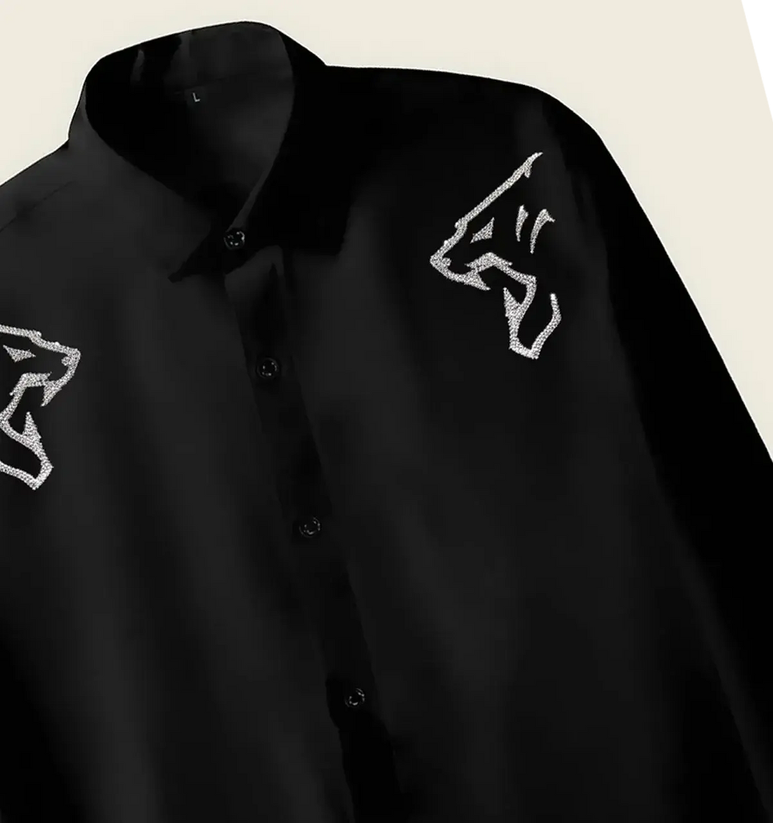 Black Wolf Crystal Premium Shirt